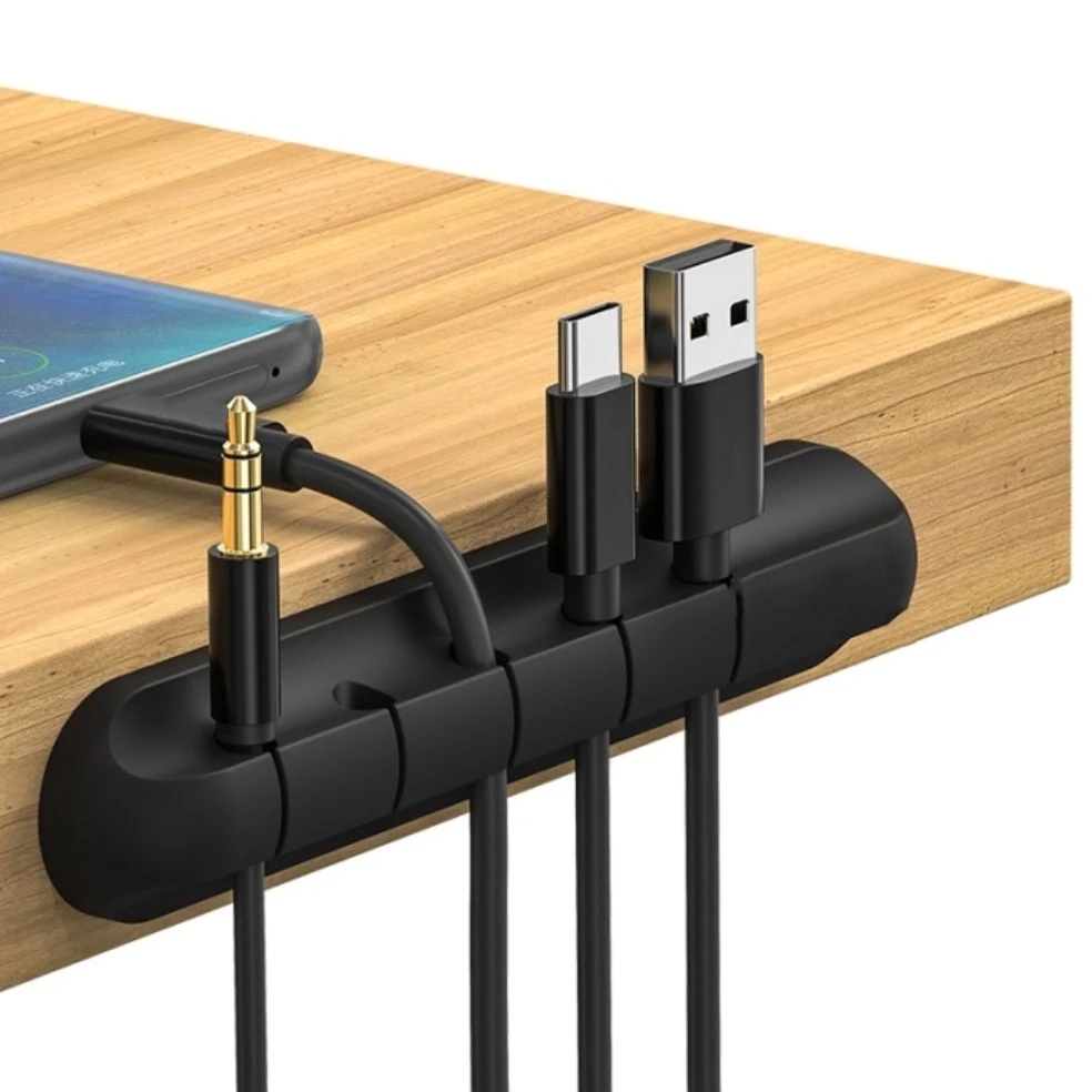 Cable Organizer Silicone USB Cable Winder Desktop Tidy Management Clips Cable Holder For Mouse Keyboard Headphone Wire Organizer Cable Organizer Silicone USB Cable Winder Desktop Tidy Management Clips Cable Holder For Mouse Keyboard Headphone Wire Organizer